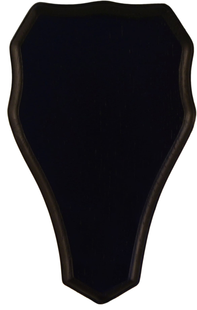 Trofesköld Rådjur, 23x14 cm, Svart