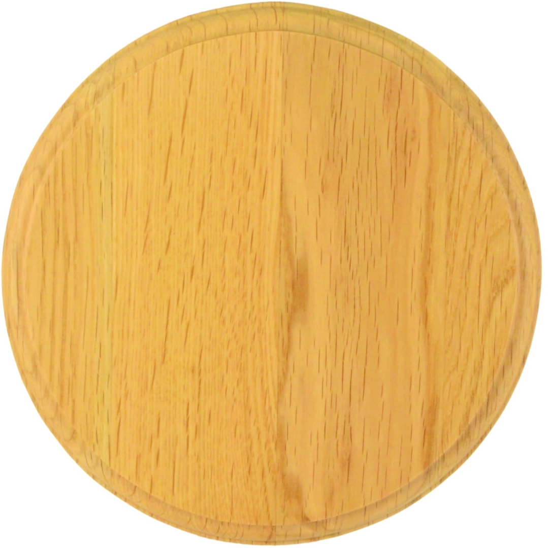 Trofésköld vildsvin/bäver, 19 cm Diameter, natur