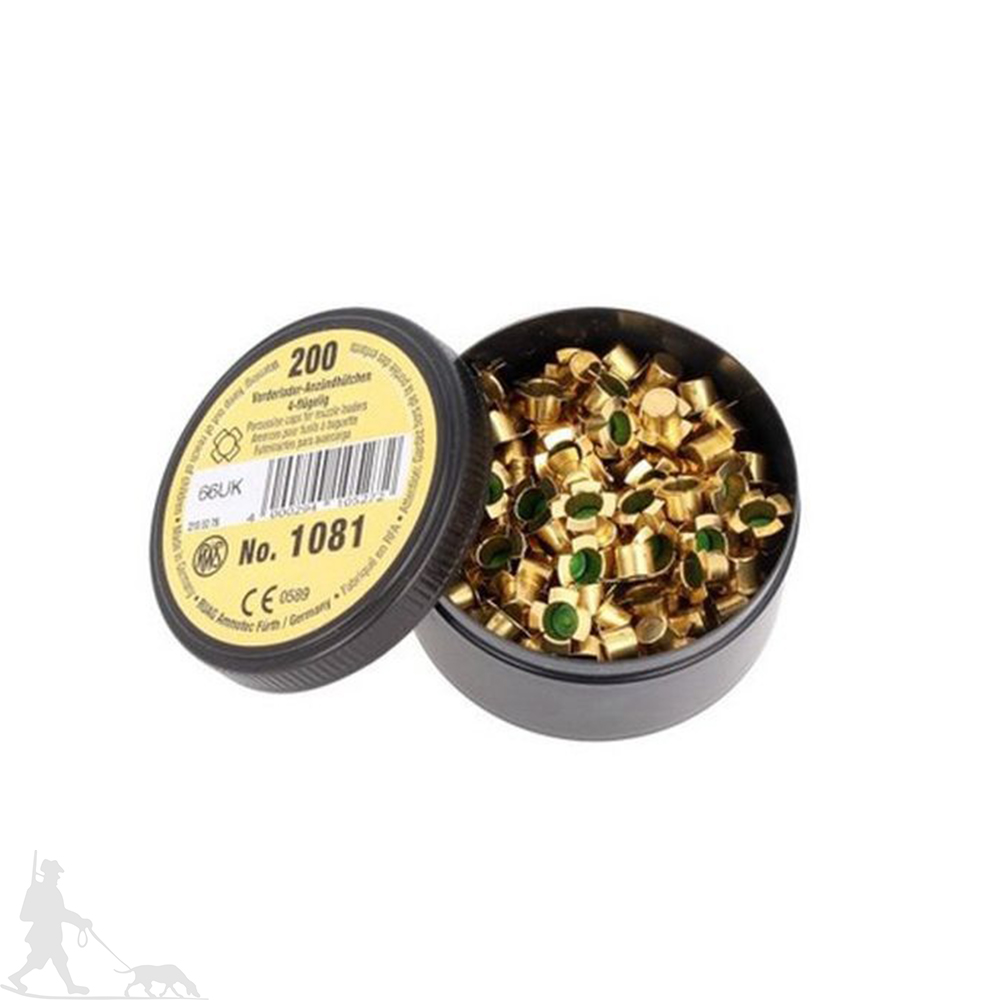 RWS 1081 Mynningsladd Tändhattar för svartkrut