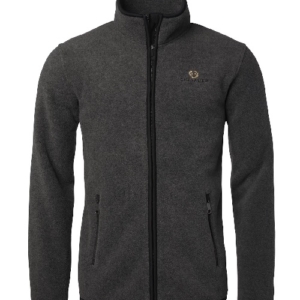 Chevalier Mainstone Fleecejacka - Anthracite w black, S