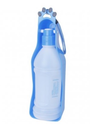 Vattenflaska med inbyggd skål, 350ml