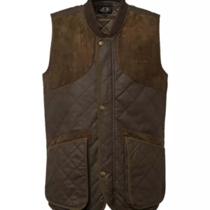 Skjutväst Vintage Herr - Leather Brown, M