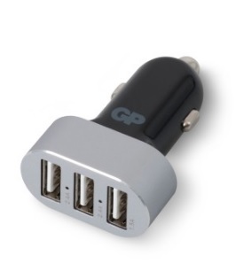 11455 Billaddare USB 3st uttag