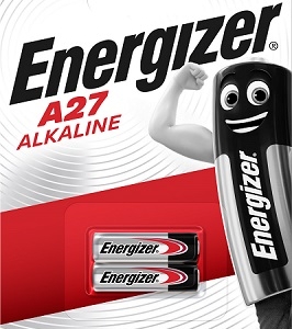 Energizer Batteri, A27 Alkaline 2pack