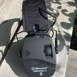 Hörselskydd EM030B, bluetooth, svart, gel