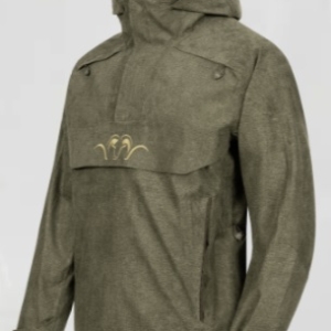 Blaser Vintage Einar Anorak - Olive mélange/black, XL