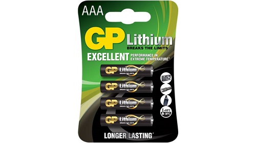 Batteri GP Litium AAA 4/p