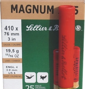 Ammunition S&B .410-76mm US4 19.5gr