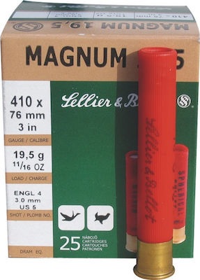 Ammunition S&B .410-76mm US4 19.5gr