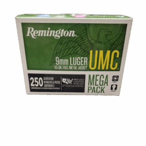 Remington FMJ Kal 9mm Luger 115gr, 250st