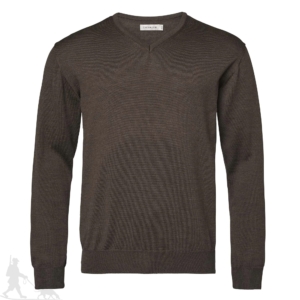 Pullover Aston Leather Brown - M