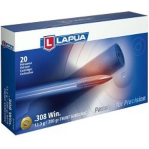 LAPUA Subsonic FMJ 308.Win 13g