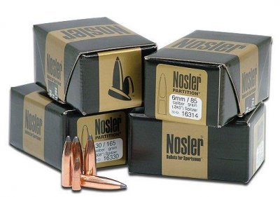 Kulor Nosler Partition Spitzer 6.5mm 9 gr