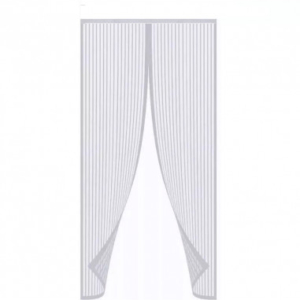 Myggnät för dörr, 210x100 Magnet, VIT