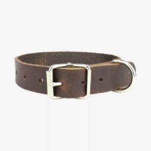 Halsband 25mm, 45cm längd brun