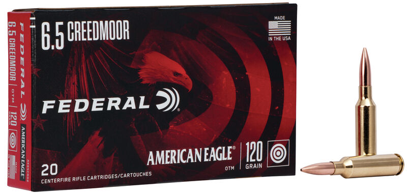 Federal 6,5 Greedmoor 120 gr TMJ, American Eagle