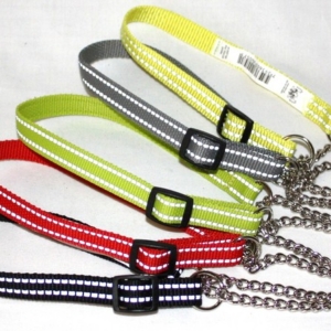 Reflexpolyhalvstryp 20mm - Neongul