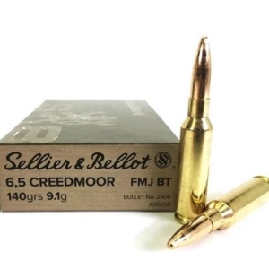 Sellier & Bellot 6,5 Creedmoor FMJ 140grs
