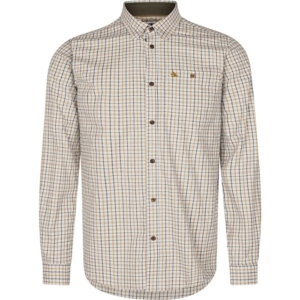 Seeland Oxford skytteskjorta - Classic Blue/Classic Brown Check, 2XL