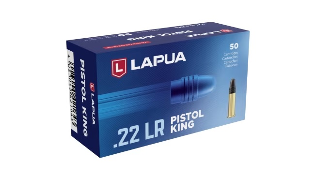 LAPUA Pistol King kal22LR 40gr LRN