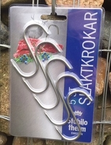 Slaktkrok, 60mm/3mm, 5-pack