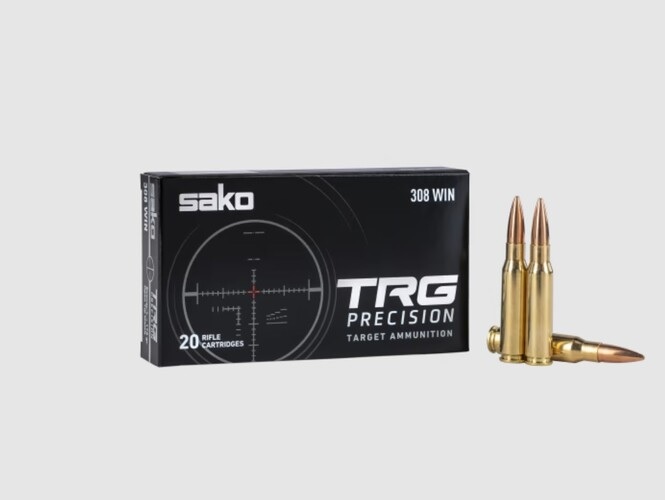 Sako TRG precision kal308.Win 10.9g 168gr