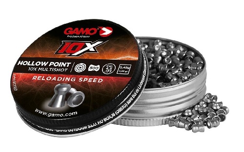 16790 Gamo 10X Hollow Point Luftgevärsammunition Kal 4,5