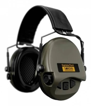 Sordin Supreme Pro X grön/svart läder Hörselskydd