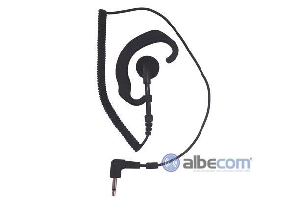 Albecom Öronmussla nr514  3,5mm vinklad , HP51-SV