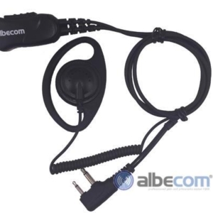 Albecom Mini Headset, nr 533 D-ring Vinkl