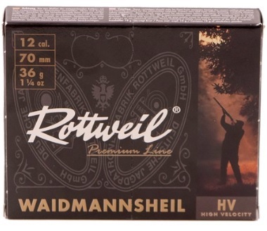 Rottweil Waidmannsheil 36g US5 kal12