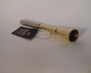 Jakthorn mässing, 16cm