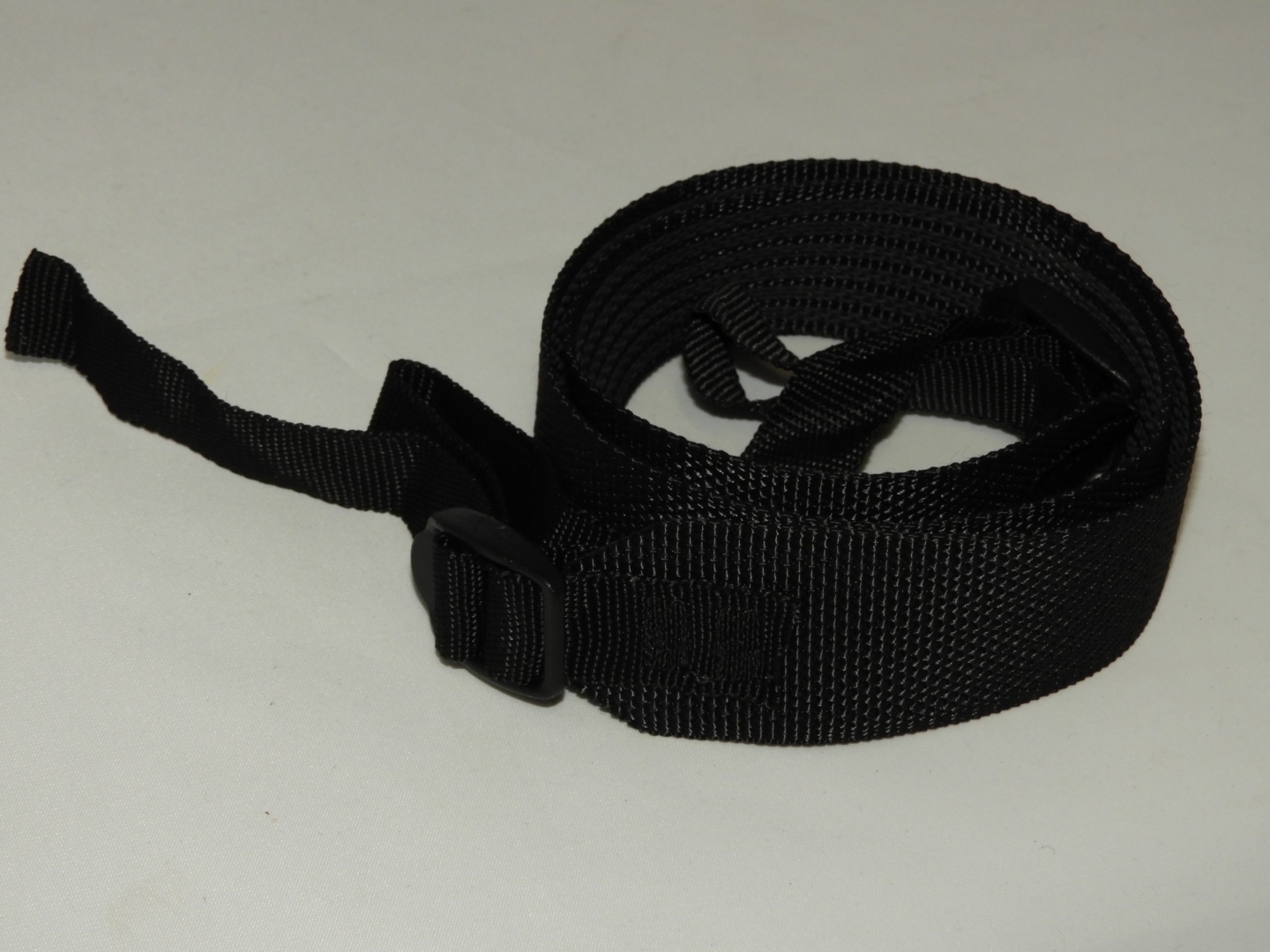 Vapenrem Svart Nylon Gummerad