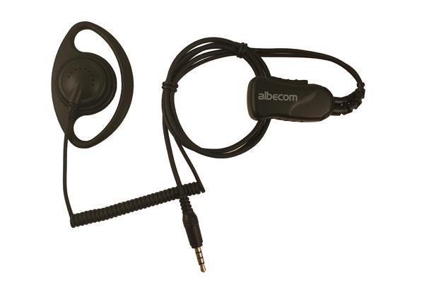 43653983 Albecom Mini Headset nr534 LGR59-Y D-Ring Rak