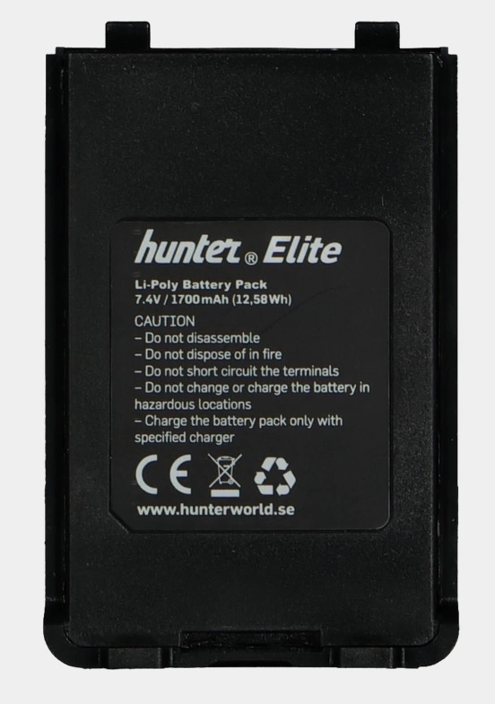 43654445 Hunter Batteri M31/155 1700mAh 7,2V