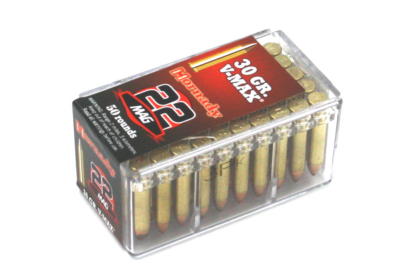 Hornady V-MAX 22Wmr 30gr