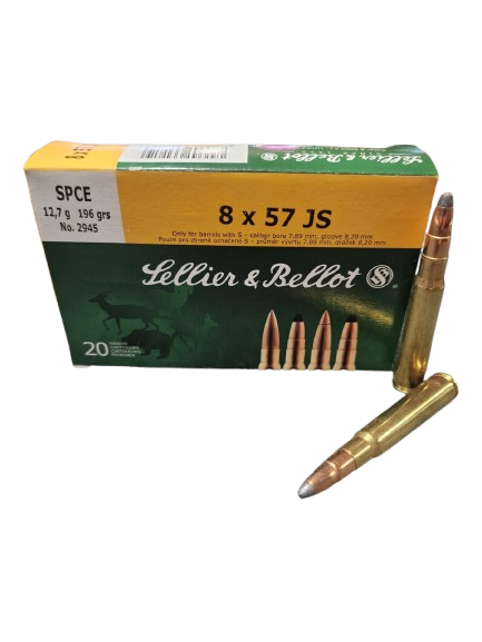 Sellier & Bellot Jakt SPCE 8x57js 12,7g