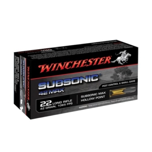 Winchester SubsonicMax kal22Lr