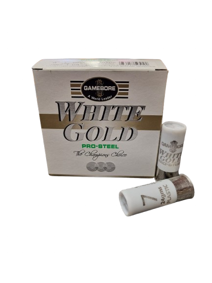 Gamebore WHITE GOLD Pro Steel kal12 US7 28g