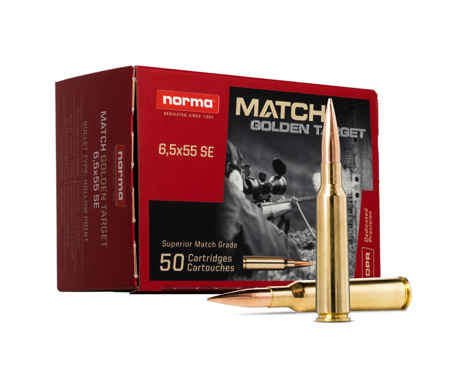 Norma Match Golden Target Hålspets 6,5x55 8,4g