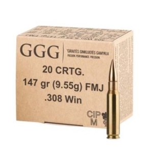 GGG 308Win FMJ 147gr (20st)