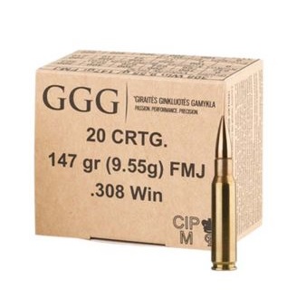 GGG 308Win FMJ 147gr (20st)
