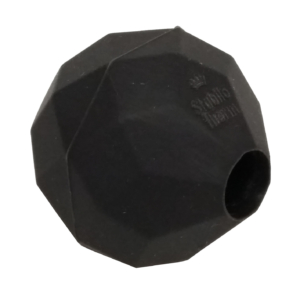 Slutstycksknopp Svart Diamond