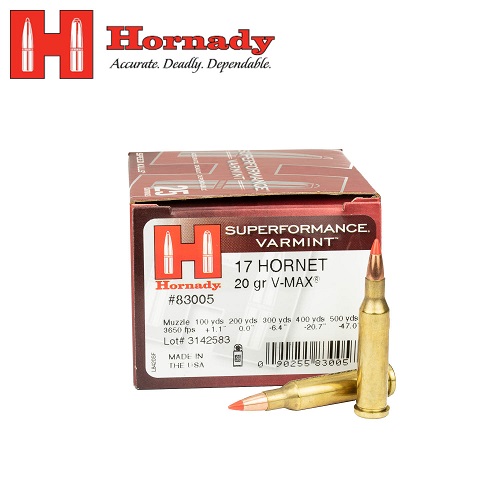 Hornady V-Max Kal17Hornet 20gr